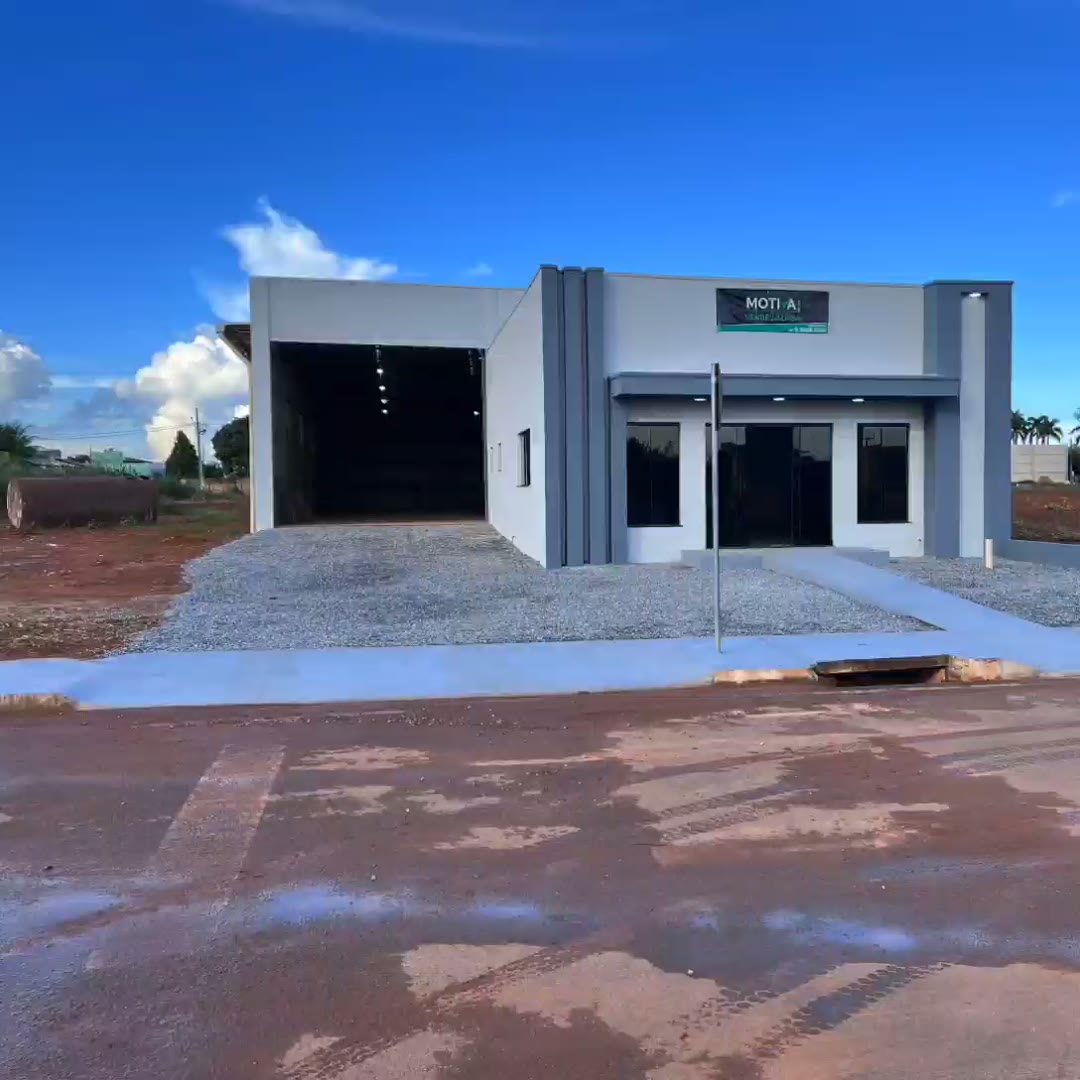 Sala comercial de 80 m² com barracão de 337 m² no Centro — Nova Ubiratã, MT