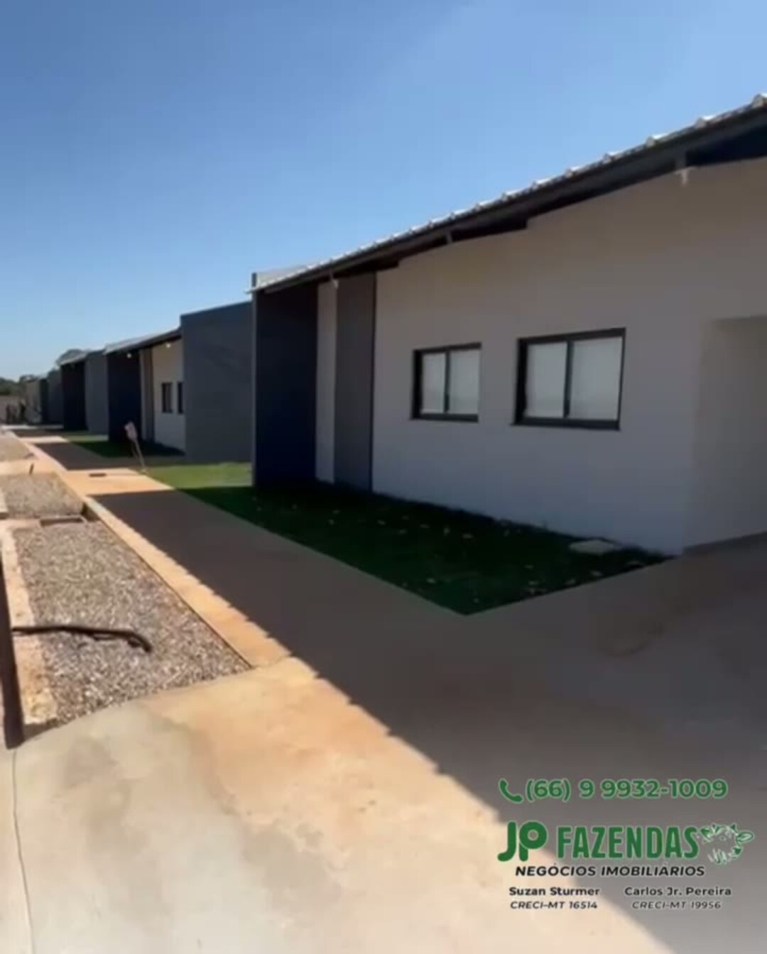 Casas de 91 m² e 110 m² para locação em condomínio — Nova Ubiratã, MT