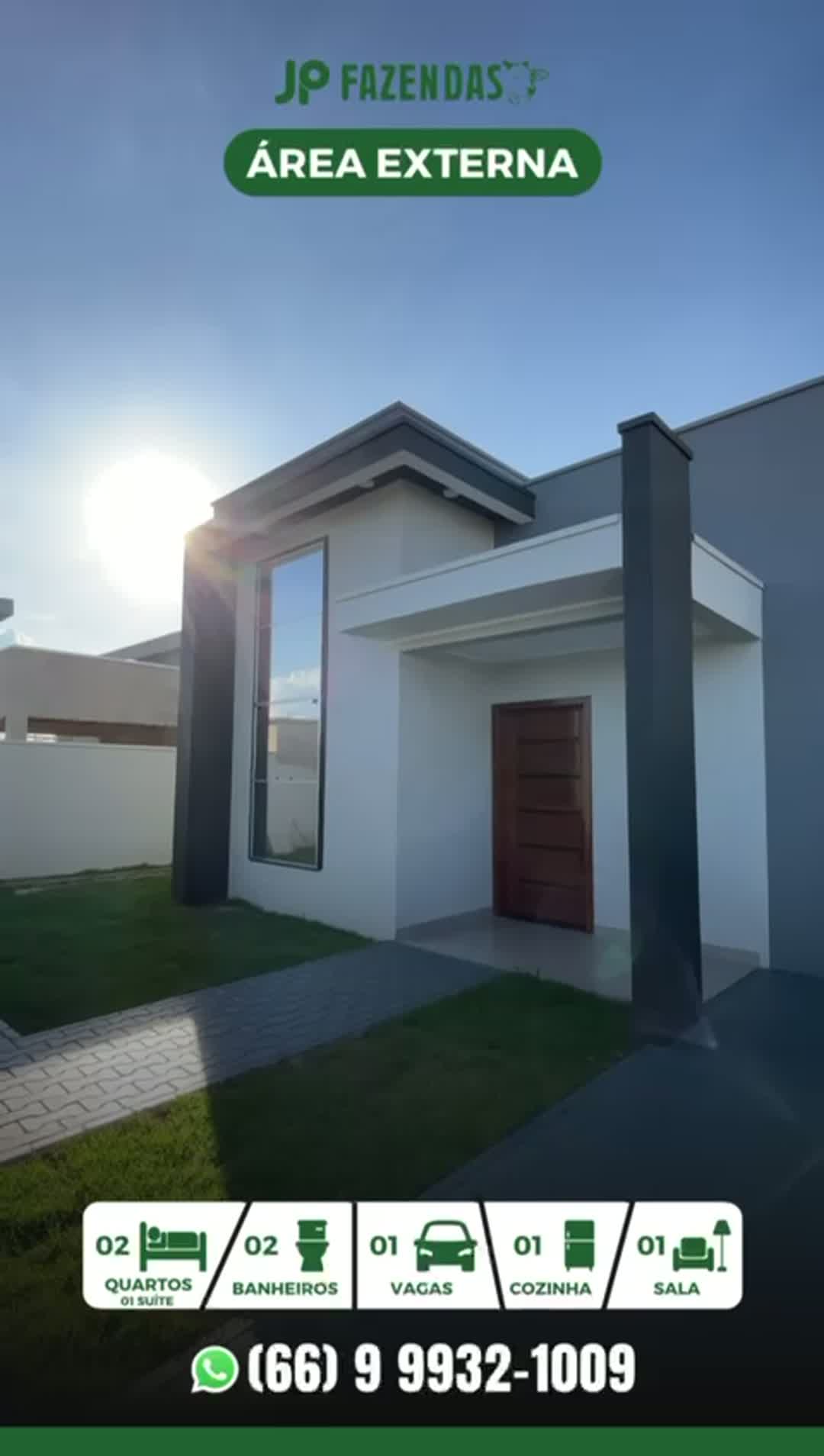 Casa ampla com 2 quartos e suíte — Nova Ubiratã, MT
